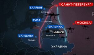Kā Krievijas propaganda radīja stāstu par Baltijas debesu atvēršanu Ukrainas droniem